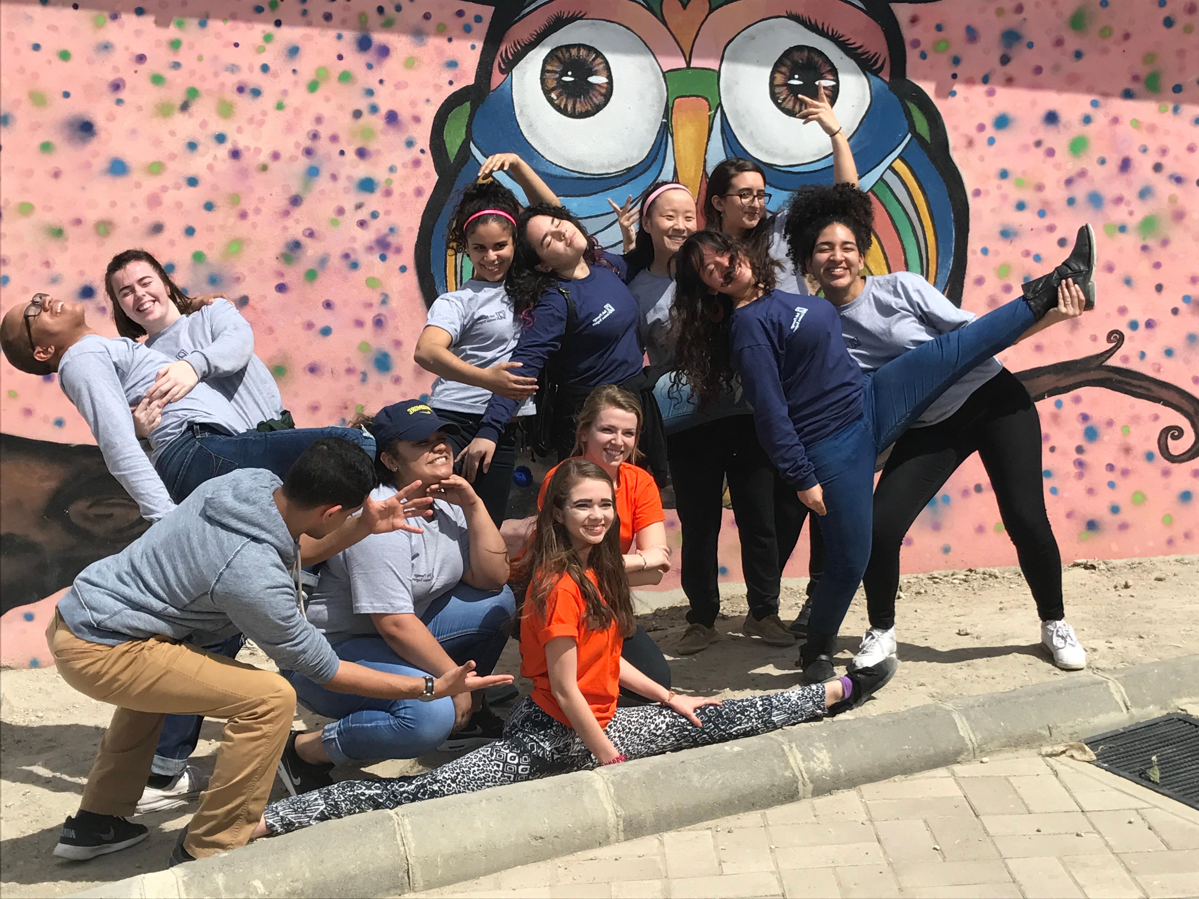 Students participating in Alternate Spring Break in Guatemala 2017